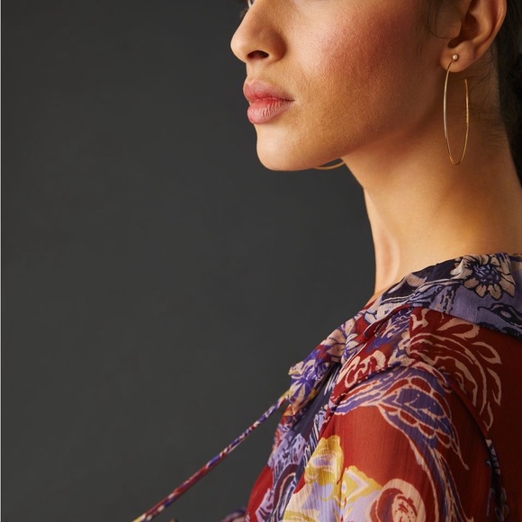 MARAIS PRINTED CHIFFON MINI DRESS - Picture 4 of 13